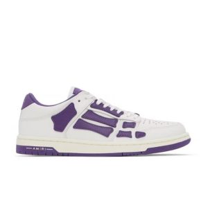 AMIRI Skel Top Low White Purple