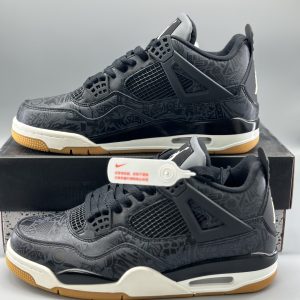 Jordan 4 Retro Laser Black Gum