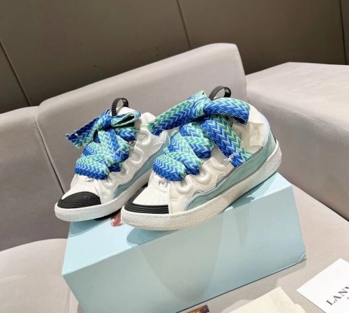 Lanvin Curb Sneaker White Blue FMSKRK11DRAGH22 photo review