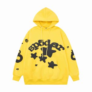 Sp5der Beluga Hoodie Gold