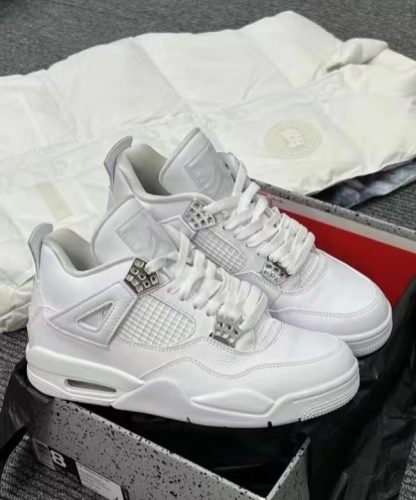 Jordan 4 Retro Pure Money (2017) photo review