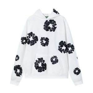 Denim Tears The Cotton Wreath Sweatshirt White Black