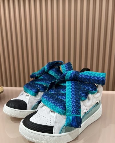 Lanvin Curb Sneaker White Blue FMSKRK11DRAGH22 photo review