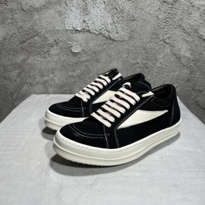 Rick Owens Luxor Vintage Sneaker Black Nubuck RU01D3897 LBKLCO 911