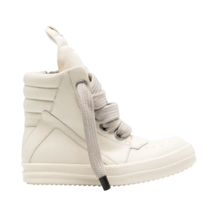 Rick Owens Wmns Lido Jumbo Laced Geobasket High Milk RP01D2898 LCOW2 11111
