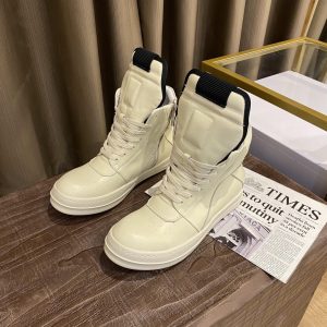 Rick Owens Lido Geobasket High Milk