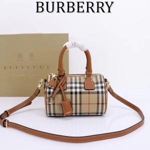 Burberry Check Bowling Mini Bag