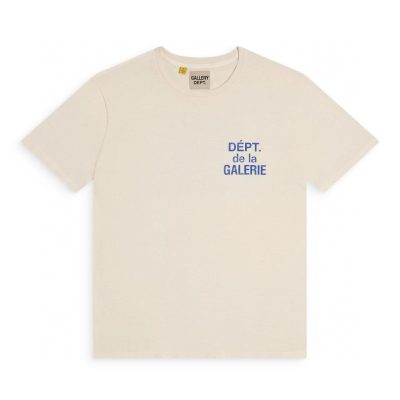 Gallery Dept. French Tee Cream Blue FT-1000