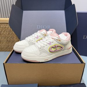 Dior B57 Low Dior Oblique White Pink 3SN318ZXU H553