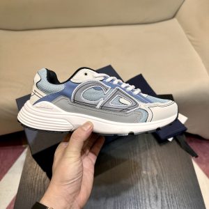 Dior B30 Light Blue Mesh and Blue Gray White 3SN279ZRB_H560