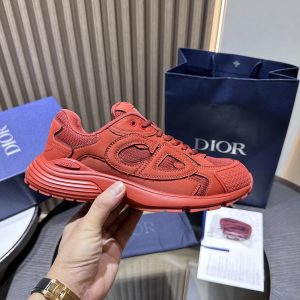 Dior x Stone Island B30 Sneaker Red 3SN279ZAN_H440