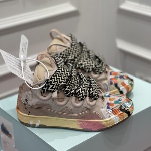 Lanvin Leather Curb Gallery Dept. Pale Pink Multi