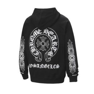 Chrome Heart black Zip Up Hoodie