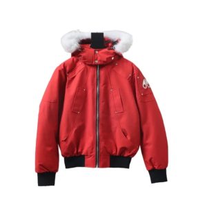 【FLASH SALE】Moose Knuckles Men’s Down Jacket Bright Red