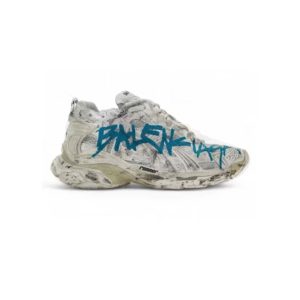 Balenciaga Runner Graffiti White Blue